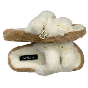 Bebe Faux Fur Slippers